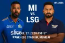 MI vs LSG: Dream11 Prediction, Fantasy Tips, Pitch Report & Key Players | IPL 2025