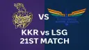 KKR vs LSG Fantasy Team Prediction – IPL 2025 Match 21