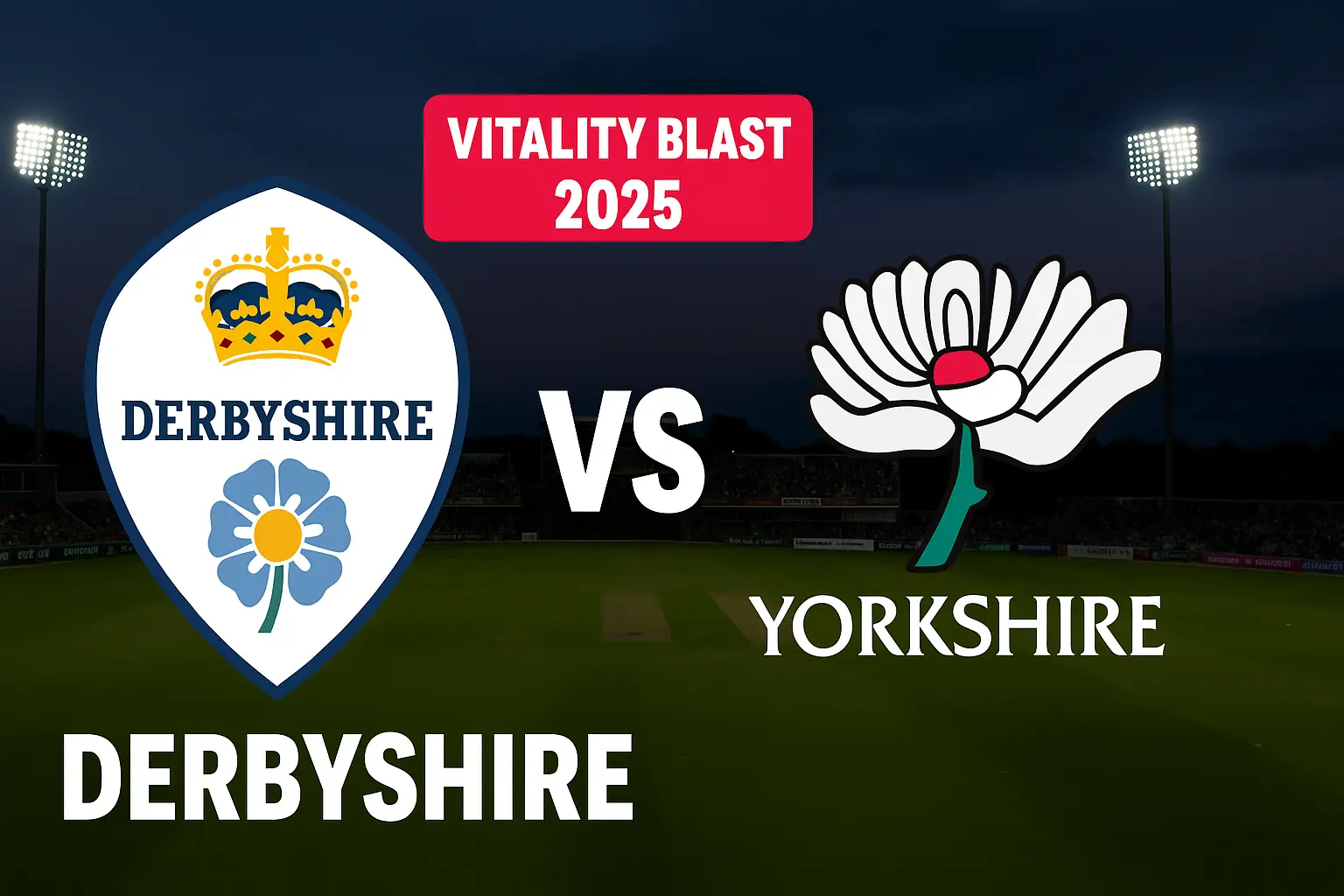 Derbyshire vs Yorkshire: Vitality Blast Men 2025 — Key Players & Fantasy Team Prediction