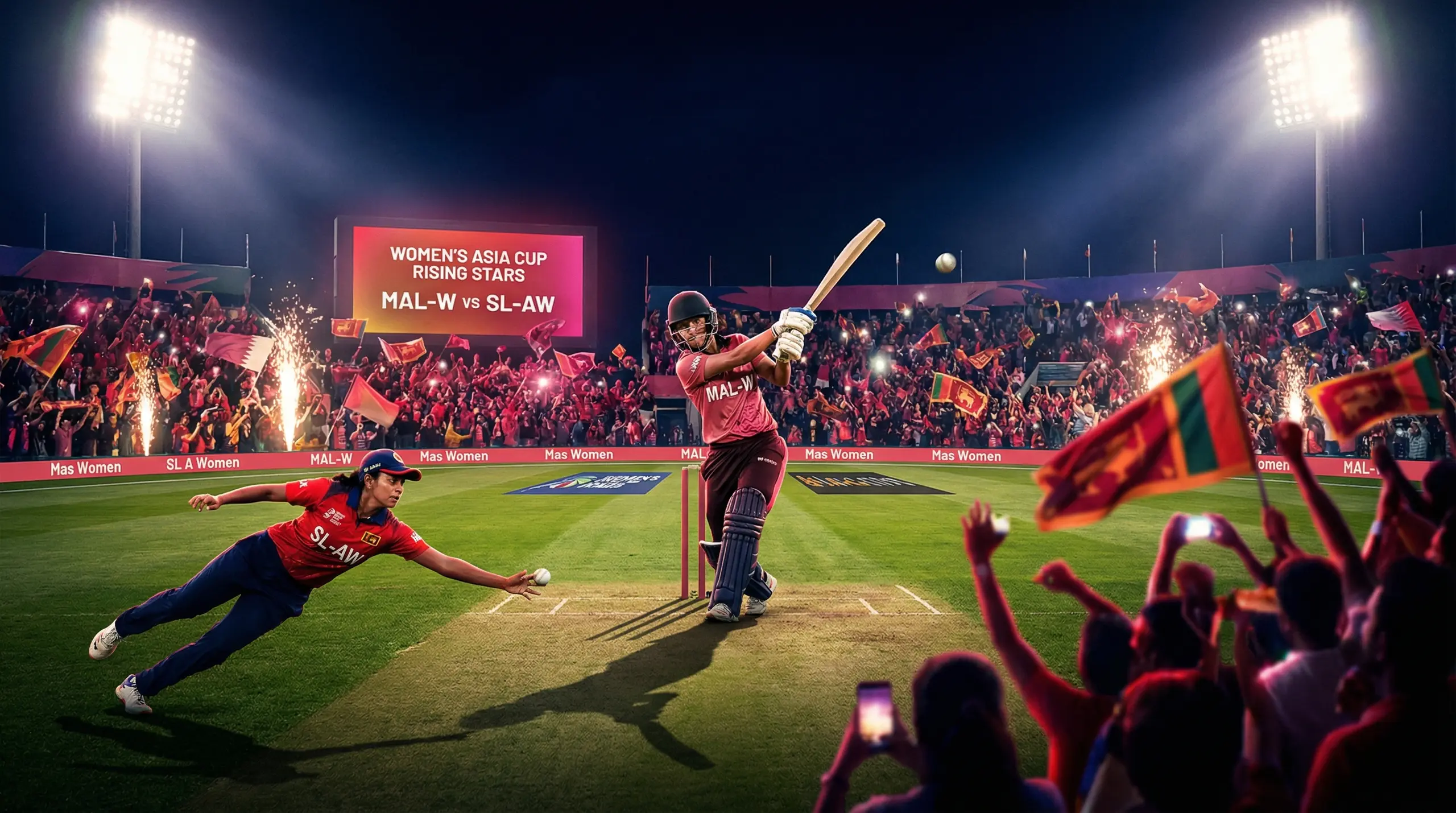 ML-W vs SL-AW Dream11 Prediction, Playing XI, Pitch Report & Fantasy Winning Team | Women's Asia Cup Rising Stars