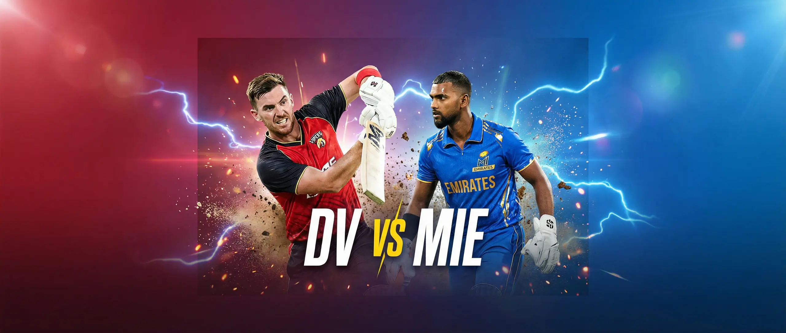MIE vs DV ILT20 Clash: Dubai Showdown - Who Will Conquer the Ring of Fire?