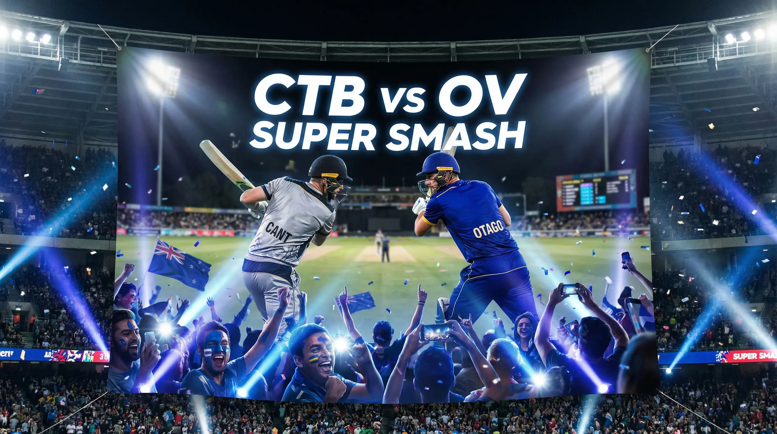 CTB vs OV Match Preview – Super Smash 2026 | Pitch Report, Team Analysis & Fantasy Tips