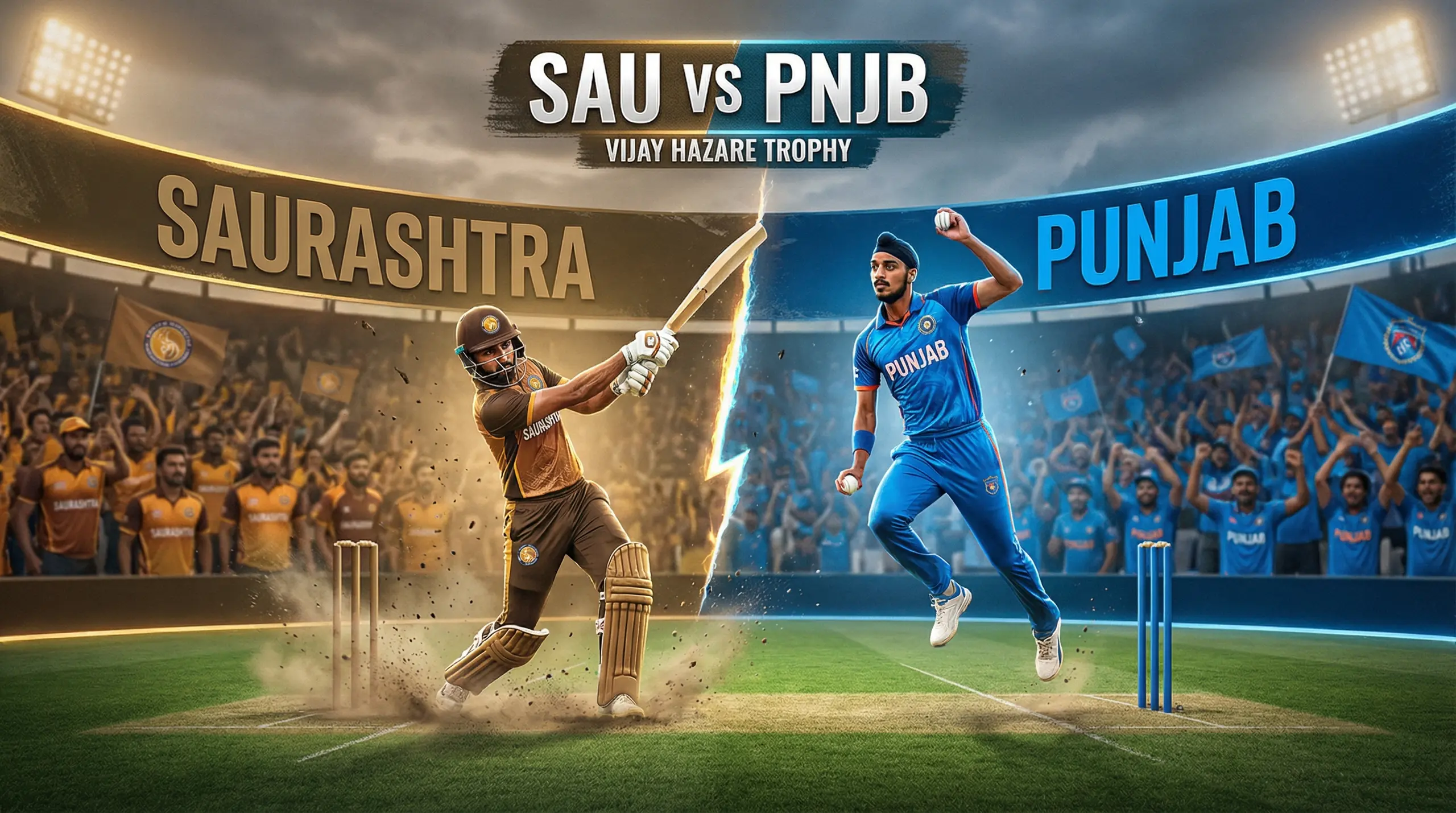 SAU vs PNJB विजय हजारे ट्रॉफी सेमीफाइनल मैच प्रेडिक्शन: फाइनल में जगह बनाने की जंग! जानें कौन मारेगा बाजी?