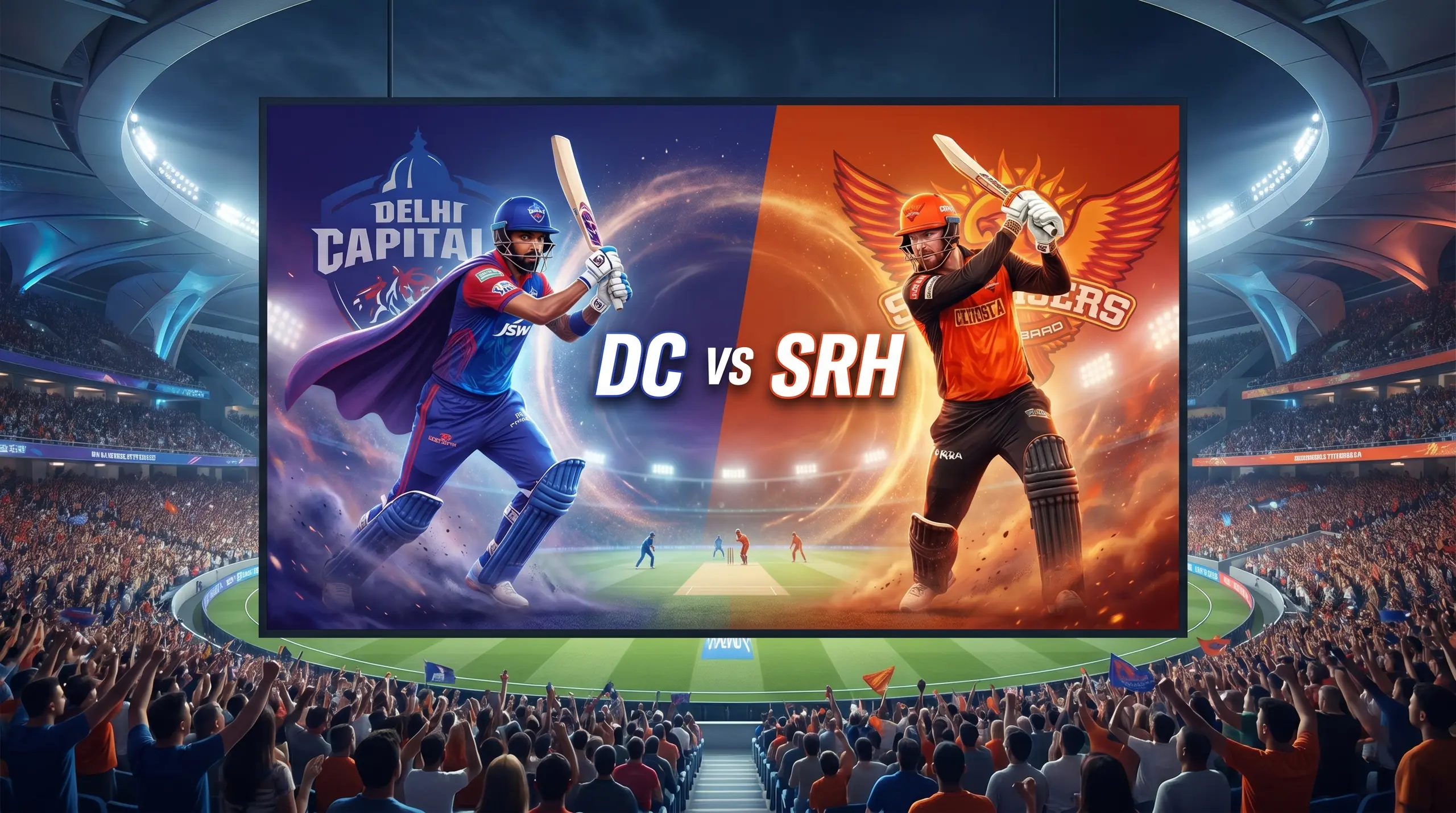SRH vs DC IPL 2026 Match Preview: Fantasy Picks, Pitch Report & Playing XI