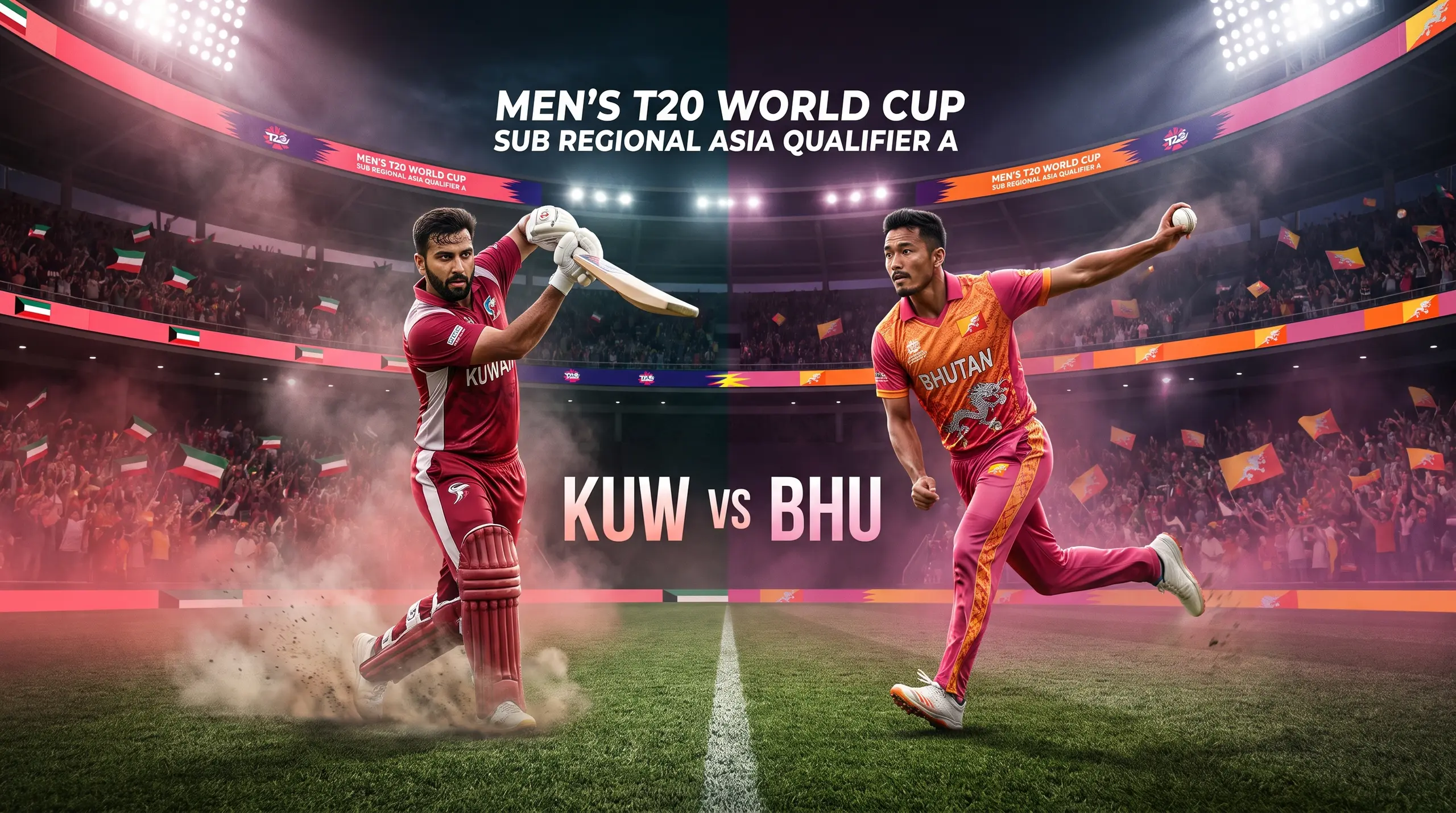 KUW vs BHU Dream Team Prediction, Playing XI, Pitch Report | T20 World Cup Asia Qualifier A