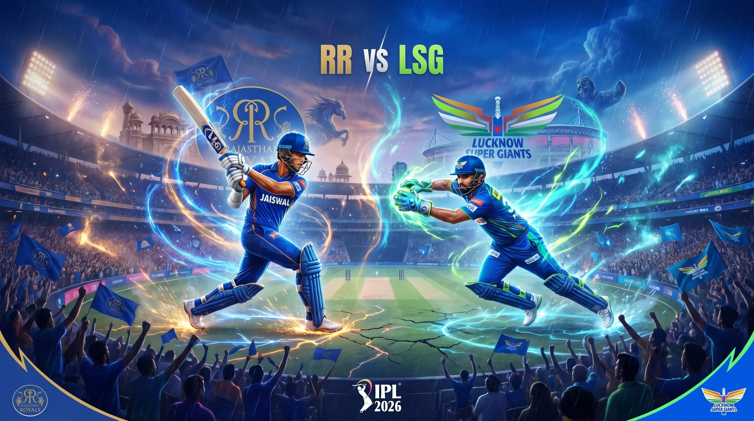 LSG vs RR IPL 2026 मैच प्रेडिक्शन: आज के मैच का सटीक पूर्वानुमान, पिच रिपोर्ट और फैंटेसी टिप्स