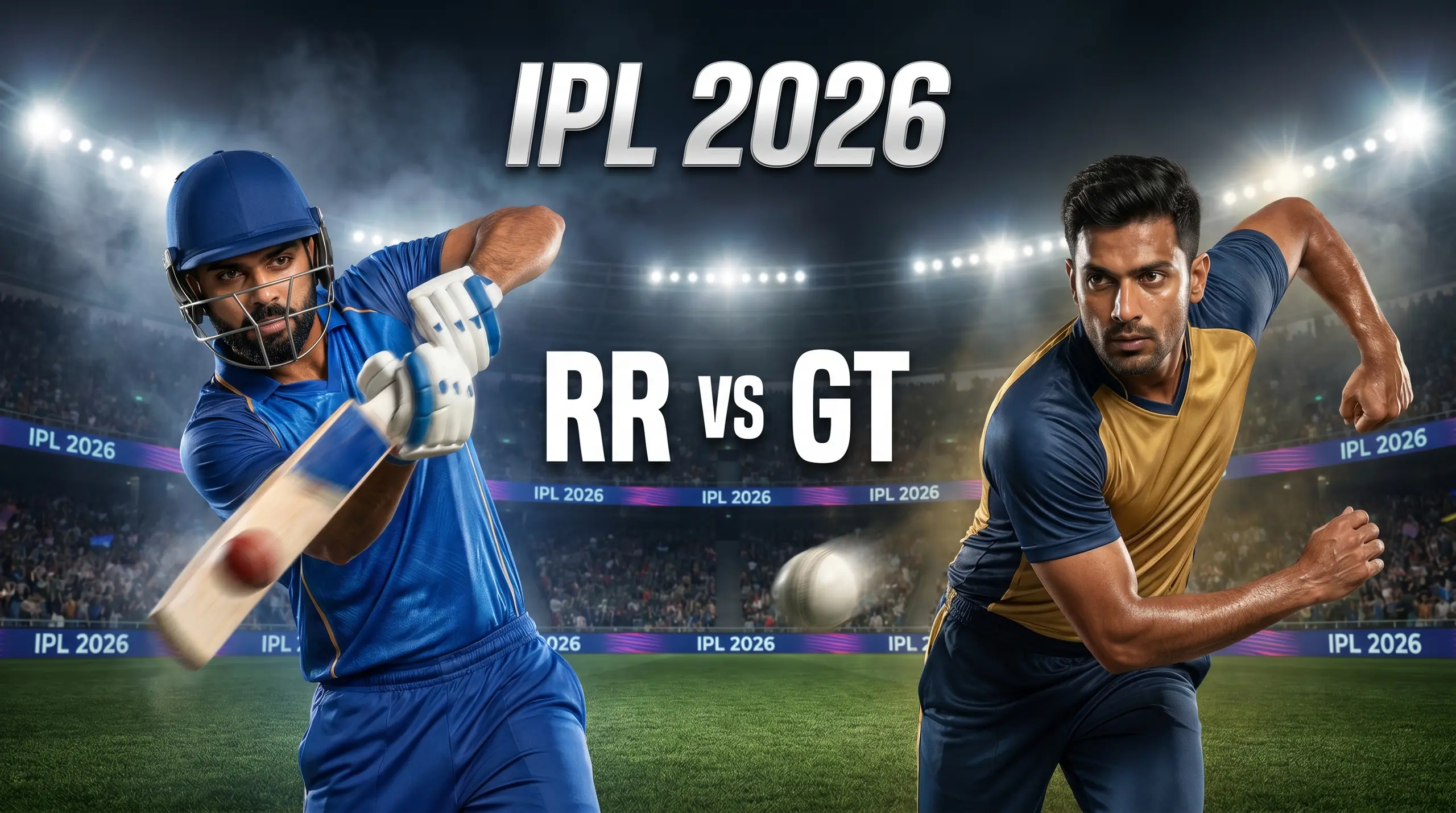 GT vs RR IPL 2026 Match Preview: Pitch Report, Playing XI & Fantasy Tips