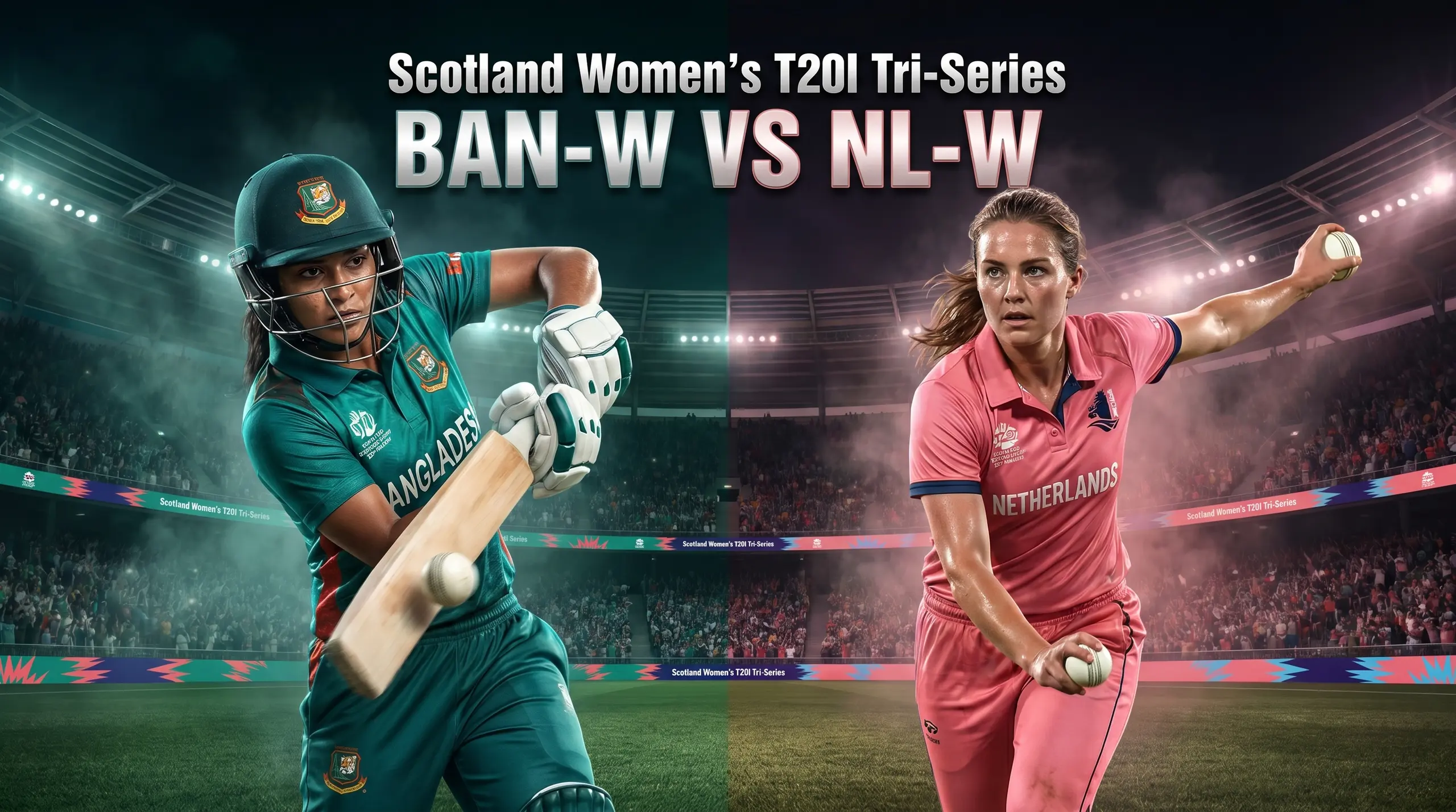 BAN-W vs NED-W Dream11 Prediction, Pitch Report & Playing XI | Scotland Tri-Series 2026