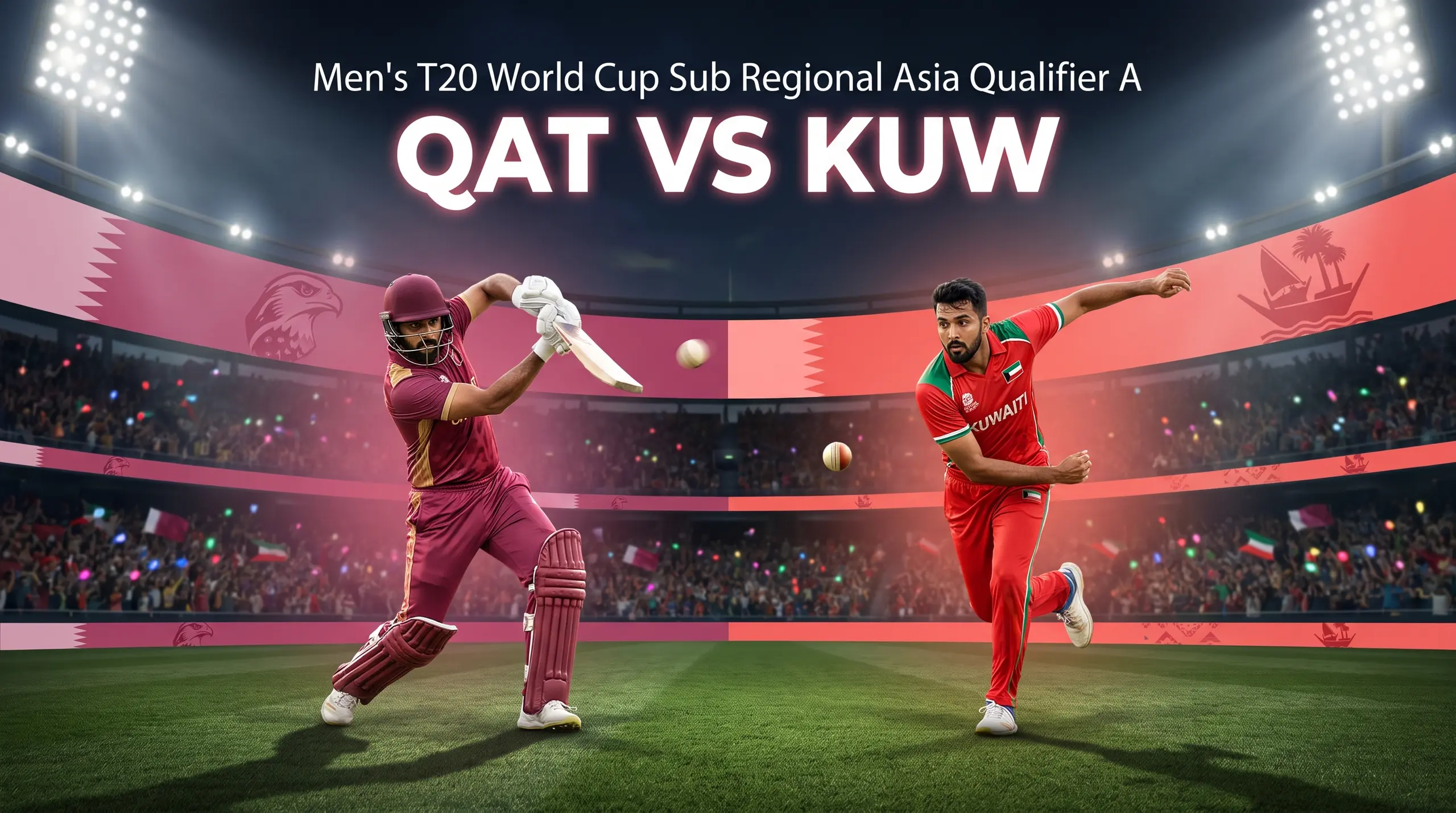 QAT vs KUW Dream Team Prediction, Pitch Report & Playing XI: Men's T20 World Cup Qualifier