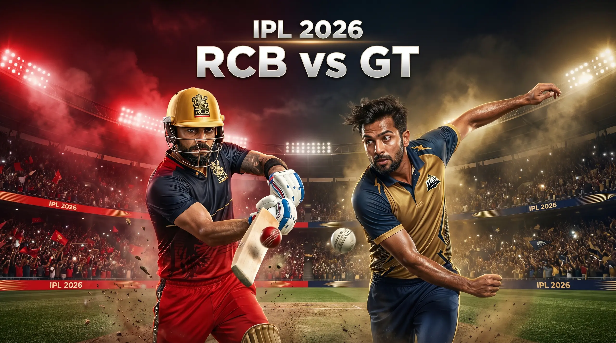 RCB vs GT IPL 2026 Match Preview: Fantasy Cricket Tips & Playing XI