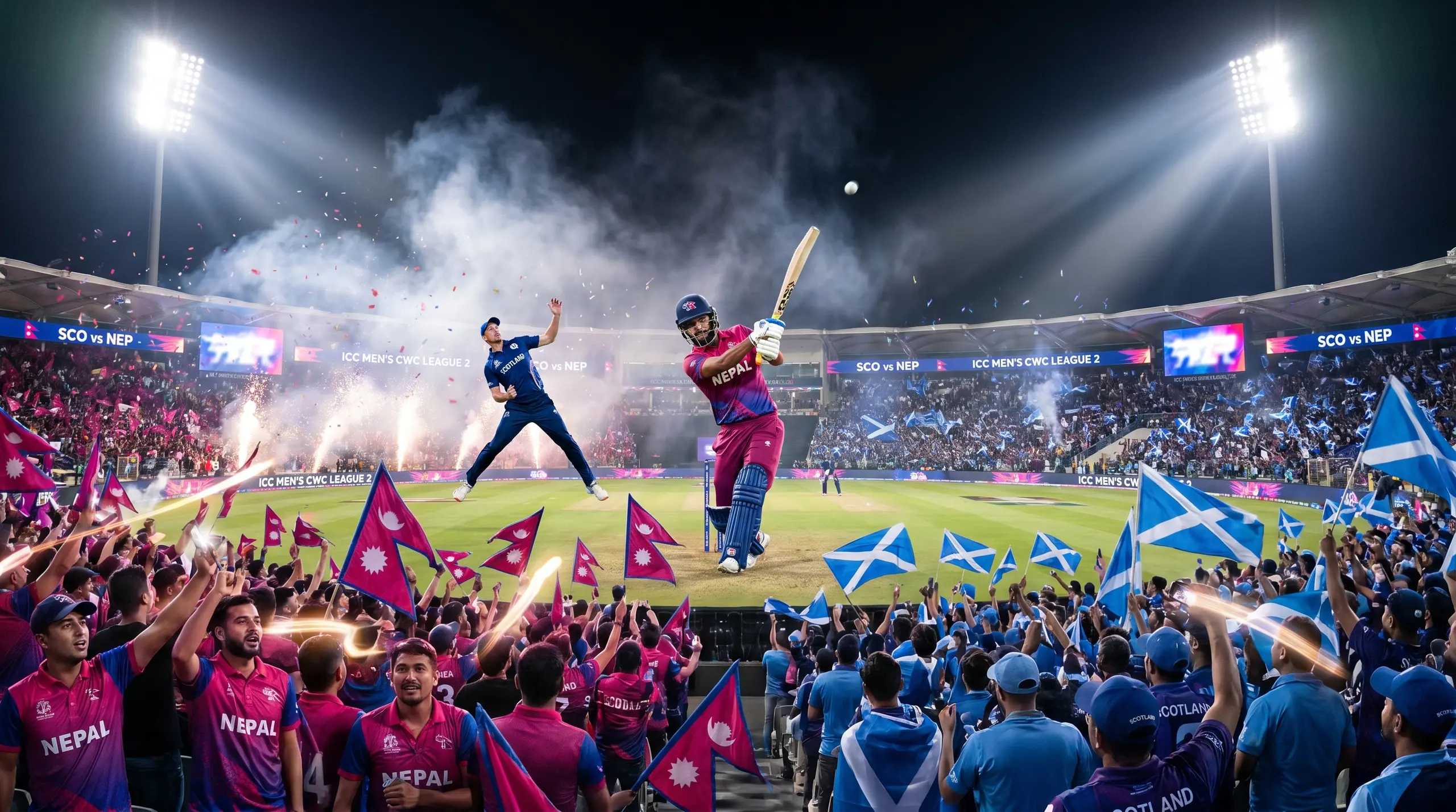 SCO vs NEP Dream11 Prediction, Pitch Report & Playing XI | ICC CWC League 2