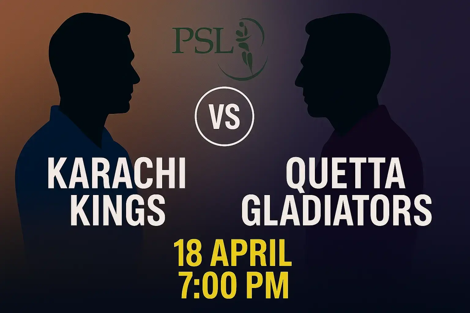 PSL 2025: Karachi Kings vs Quetta Gladiators – Coastal Clash at National Stadium Karachi