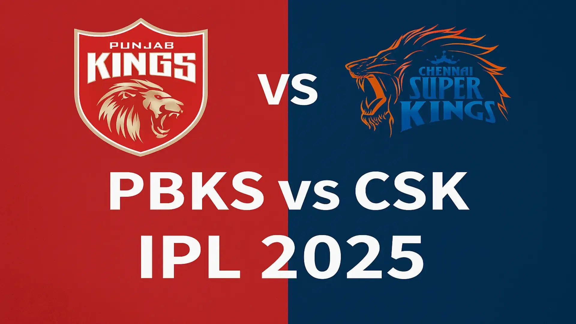 PBKS vs CSK, IPL 2025 – Dream11 Prediction, Fantasy Team Tips & Today Match Picks